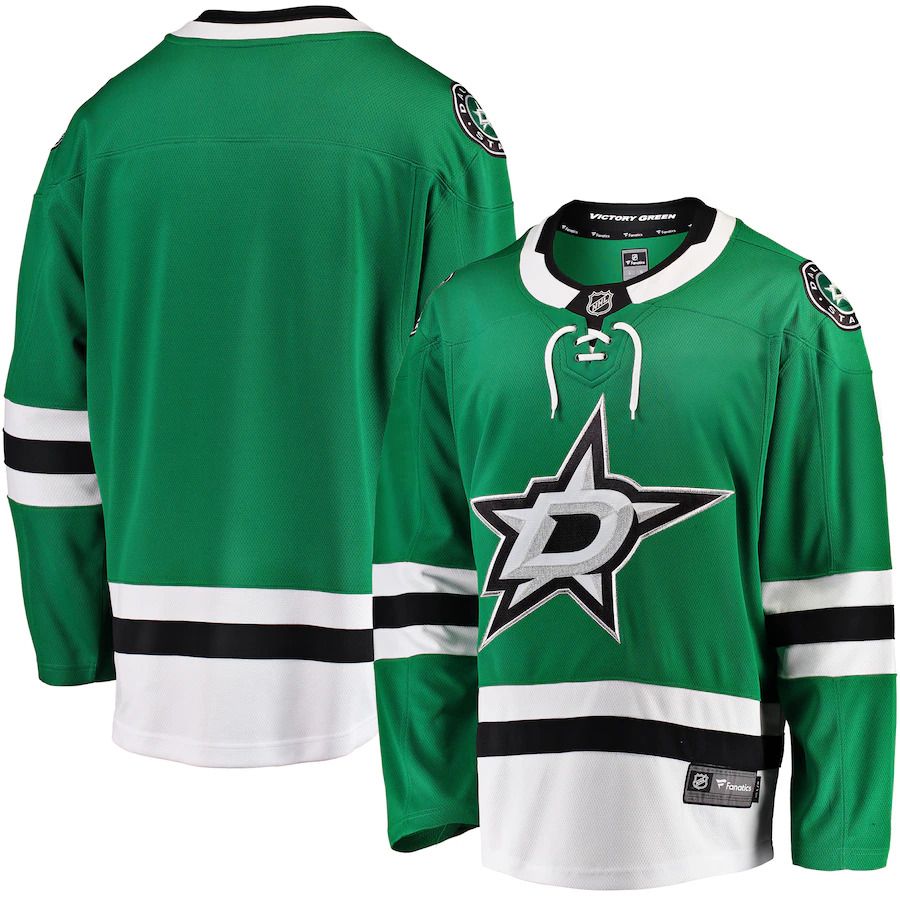 Men Dallas Stars Fanatics Branded Green Breakaway Home NHL Jersey->dallas stars->NHL Jersey